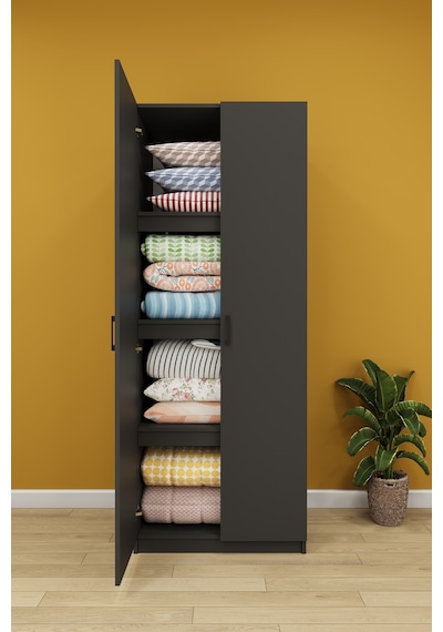 Lüks 2 Kapaklı Çok Amaçlı Yüklük Gardırop %100 Mdf Yatak Yorgan Yastık Saklama Dolabı Yk01 Antrasit Lüks 2 Kapaklı Çok Amaçlı Yüklük Gardırop %100 Mdf Yatak Yorgan Yastık Saklama Dolabı Yk01 Antrasit