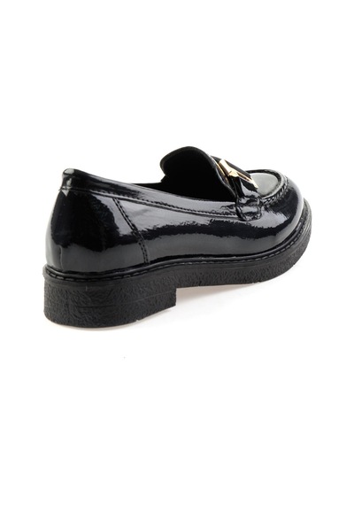 Bambi Siyah Kadın Loafer Ayakkabı K01257050098 Siyah