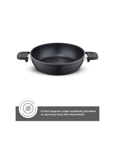 Emsan Diamente Karnıyarık Tenceresi 26 Cm Siyah