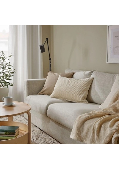 Ikea Asveıg Yastık Kılıfı 40 X 58 Cm Bej