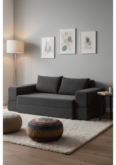 Reflekta Havuzlu Sünger Koltuk Yataklı Açılır 150x180 Rollpack Sünger Koltuk Çok Renkli