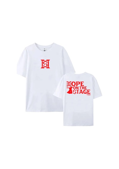 Tarzsokak Beyaz Kore Şarkıcı J-hope Sahnede Turu Unisex Sokak Grafik Hi