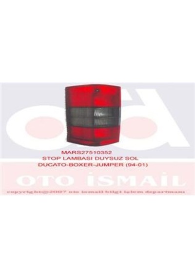 Mars- Stop Lambası Duysuz Sol Ducato-boxer-jumper 94-01 M 510352 6350.al 1326359080