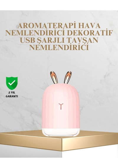 Tavşan Kulak Tasarımlı 200 Ml Usb Aroma Difüzör Ve Semeglbl - 82 Hava Nemlendirici