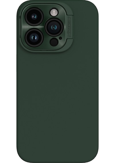 Nillkin Apple Uyumlu iPhone 15 Pro Stand Özellikli Lens Koruyuculu Lansman Kılıf Yeşil