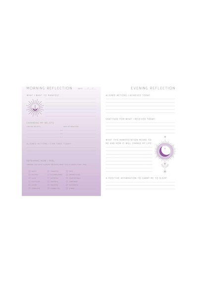 Manifesting: A Day And Night Reflection Journal