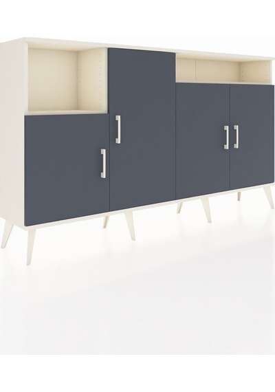 Arges Konsol 5 Raflı 4 Kapaklı 176x30x99 Aytaşı-antrasit/aytaşı Antrasıt/aytası - Aytası Arges Konsol 5 Raflı 4 Kapaklı 176x30x99 Aytaşı-antrasit/aytaşı Antrasıt/aytası - Aytası