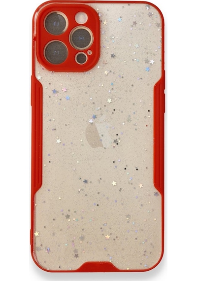 Nettech Apple Uyumlu  iPhone 12 Pro Max Platin Simli Arka Koruma