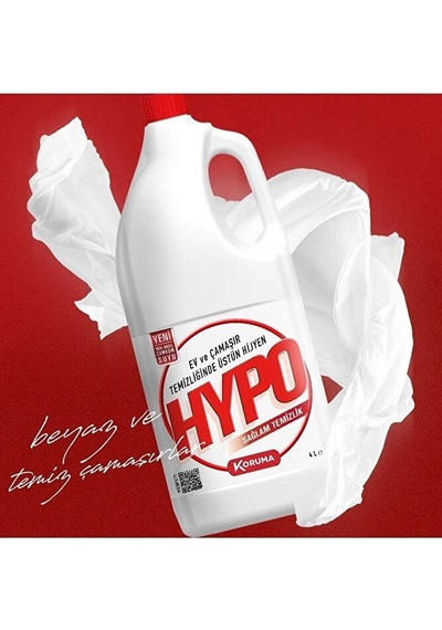 Hyper Hypo Çamaşır Suyu 4000 Ml - 4 Lü Paket Diğer
