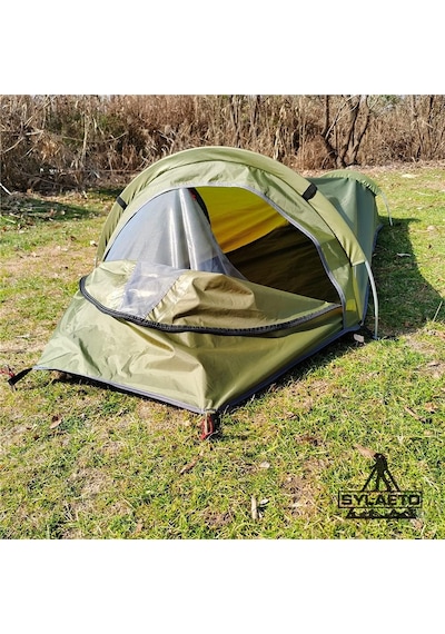 Yükseltme 1 Kişilik Ultra Hafif Bivvy Çadır, Havalandırma Sırt Çantası Dış Mekan Kamp Bivy Çuvalları Uyku Tu Genel