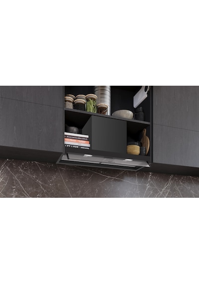 Siemens iQ300 LJ85BCC60 Tam Entegre 80 CM Cam Dekor Davlumbaz