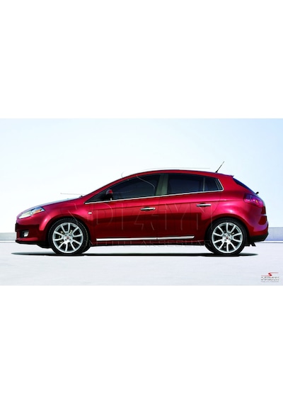 S-dizayn Fiat Bravo Kapı Koruma Çıtası Krom 2008-2013