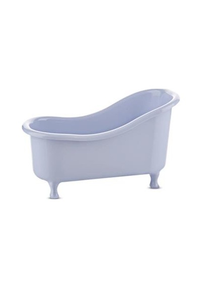 Buffer Dekoratif Mini Küvet Şeklinde Çok Amaçlı Banyo Düzenleyi Mavi