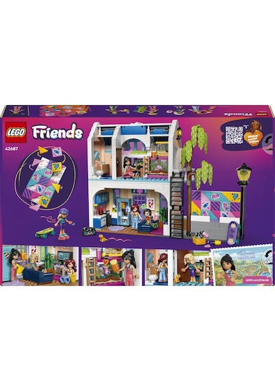 LEGO® Friends Liann'in Aile Evi Yapım Oyuncağı 42687 - 7 Yaş ve Üzeri Çocuklar için Yaratıcı Oyuncak Yapım Seti (946 Parça)