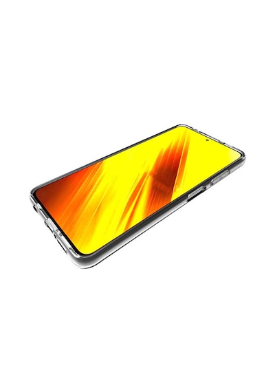 Kilifone - Poco X3 Uyumlu - Kılıf Şeffaf Soft Slim Fitt Süper Silikon Kapak - Şeffaf