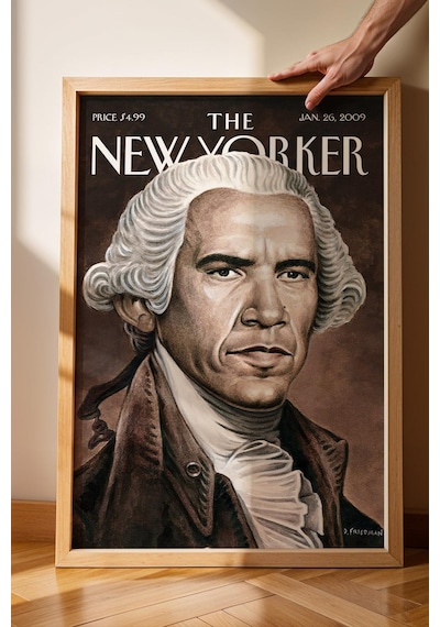 The New Yorker Çerçeveli Tablo January 26 2009