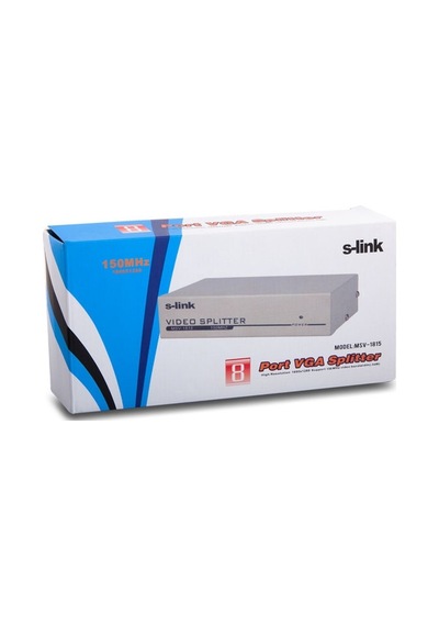 S Link Msv 1815 8 Vga 150Mhz Monitör Splitter