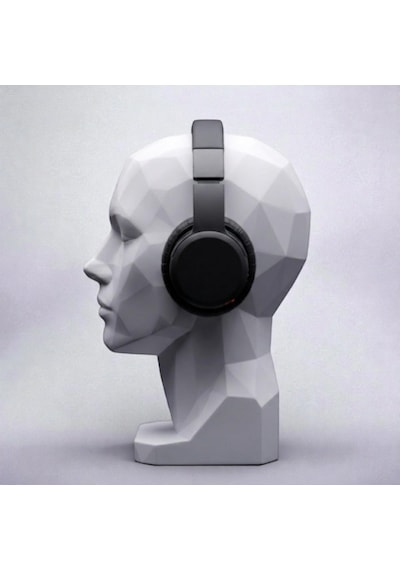 Happy3dworld İnsan Büstü Kulaklık Standı, 3d Baskı Minimalist Modern Dekor