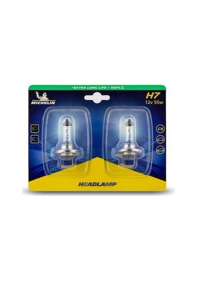 Mc32293 12volt 55watt 1500 Lümen H7 2 Li Halojen Far Seti