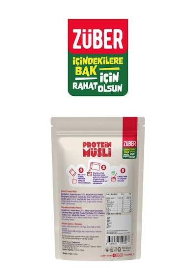 Çilekli Yulaflı Protein Müsli 20g Protein 70g X 5 Adet