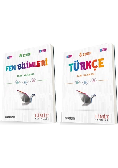 Limit 8. Sınıf Fen Bilimleri + Türkçe Soru Seti 2 Kitap 2023