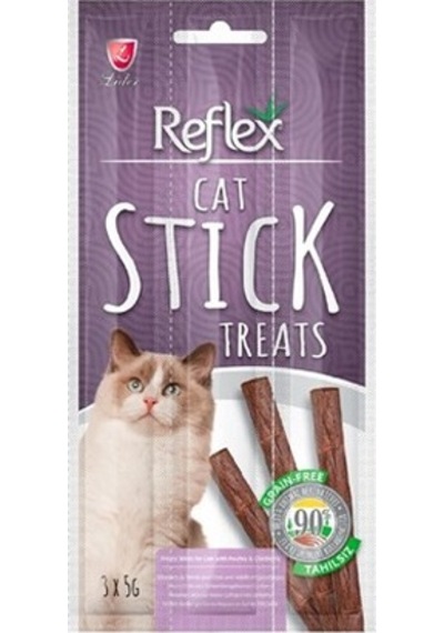 Reflex Kümes Hayvanlı Kedi Ödül Çubuğu 3 x 5 G