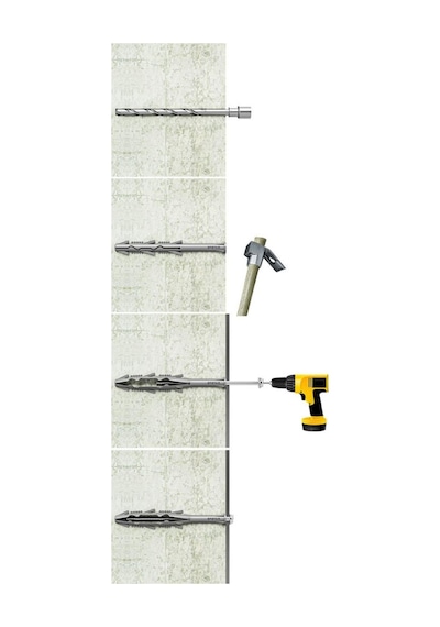 Sp Speco Star Ağır Yük Dübeli Vidasız 10x100 Mm 100 Adet