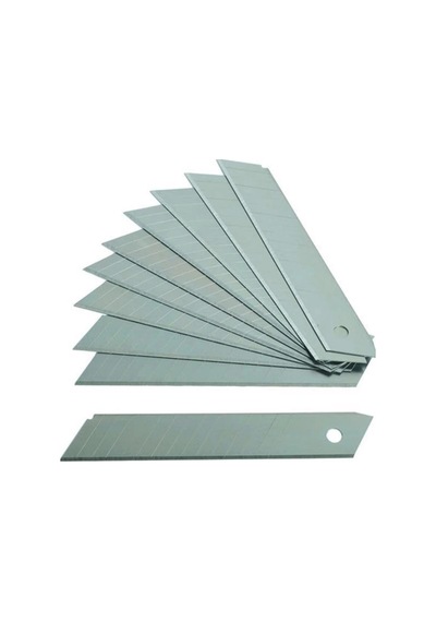 Maket Bıçağı Yedek Bıçağı 10 Adet 18mmx0.5mm