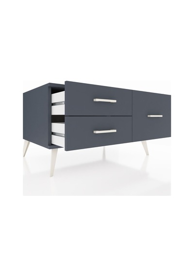 Kronos Şifonyer 3 Raflı 88x59x48 Antrasit-antrasit Antrasit Kronos Şifonyer 3 Raflı 88x59x48 Antrasit-antrasit Antrasit