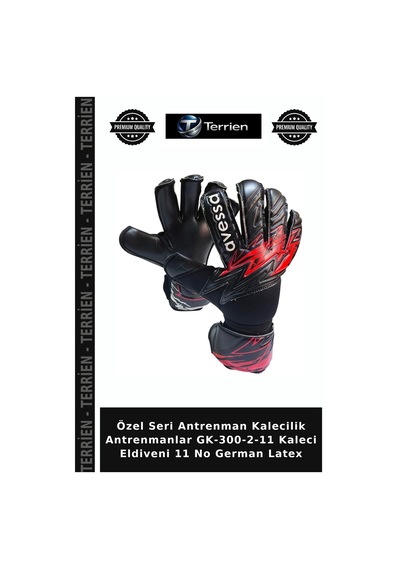 Özel Seri Antrenman Kalecilik Antrenmanlar Gk-300-2-11 Kaleci Eldiveni 11 No German Latex Çok Renkli