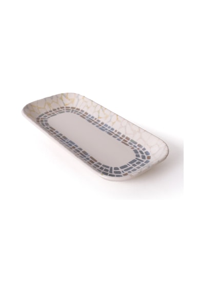 Keramika Professional Mosaica Pergamon Kayık Tabak 28 Cm 2 Adet 22825 Çok Renkli