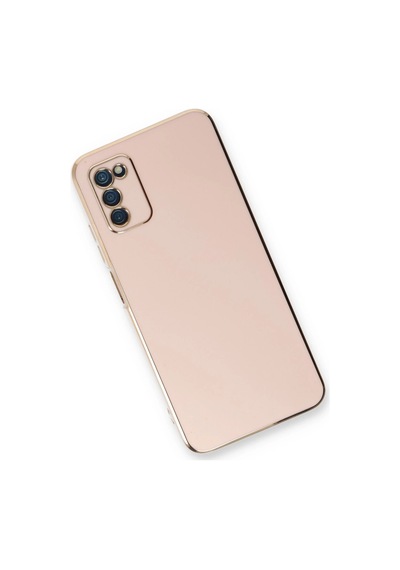 Ilkeshop Newface Samsung Galaxy Uyumlu A03s Kılıf Volet Silikon - Pembe