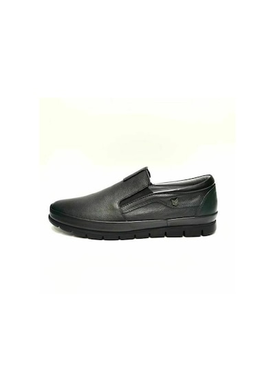 King Paolo King Shoes Siyah Bağsız Erkek Ayakkabı Siyah