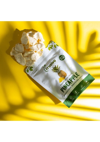 Dondurularak Kurutulmuş Ananas 20 Gr, %100 Vegan, Glutensiz
