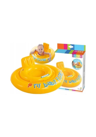 İntex Sarı Bebe Flatörü 70 cm |6-12Ay| Çok Renkli