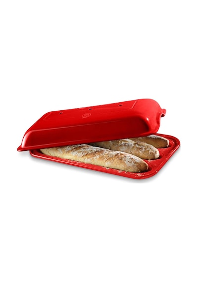 Emile Henry EH345506 Seramik Baget Ekmek Fırın Kabı (39,5x23x10 /