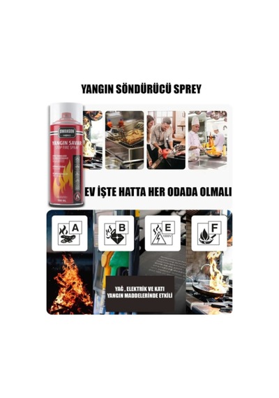 Yangın Savarr Tüppü Sprey C1