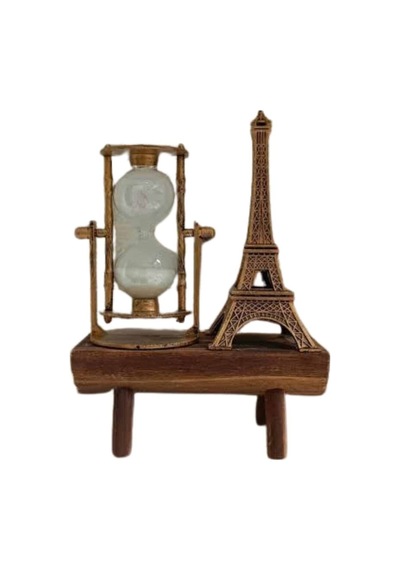 Paris Eyfel Kulesi Hediyelik Eyfel Retro Kum Saati Dekoratif Eşya Belirtilmemiş