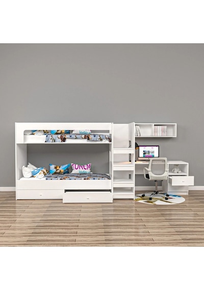 Opsiyon Genç Odası Takımı Mdf Antrasit Opsiyon Genç Odası Takımı Mdf Antrasit