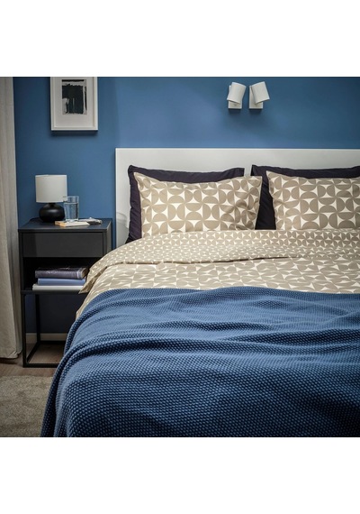 Ikea Angsnejlıka Çift Kişilik Nevresim Takımı 220 X 240 Cm Bej - Açık Bej