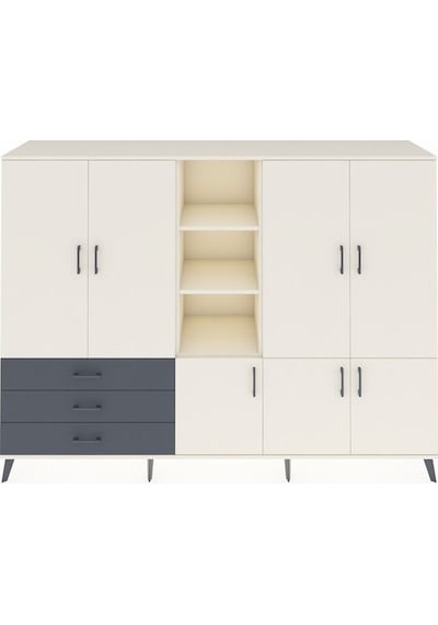 Hyperion Dolap 11 Raflı 3 Çekmeceli 7 Kapaklı 220x44x163 Aytaşı-a Aytaşı-aytaşı/antrasit Hyperion Dolap 11 Raflı 3 Çekmeceli 7 Kapaklı 220x44x163 Aytaşı-a Aytaşı-aytaşı/antrasit