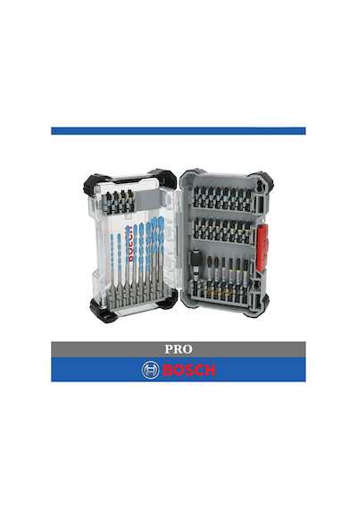 Bosch Pro 35 Parça Çok Amaçlı Matkap Ucu-bits Uç Seti 2608522518