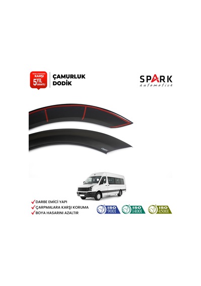 Volkswagen Crafter 2012-2017 Yıl Aralığı Uyumlu Çamurluk Dodik 4 Parça