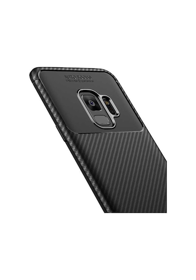 Samsung Uyumlu Galaxy S9 Kılıf Karbon Silikon Case