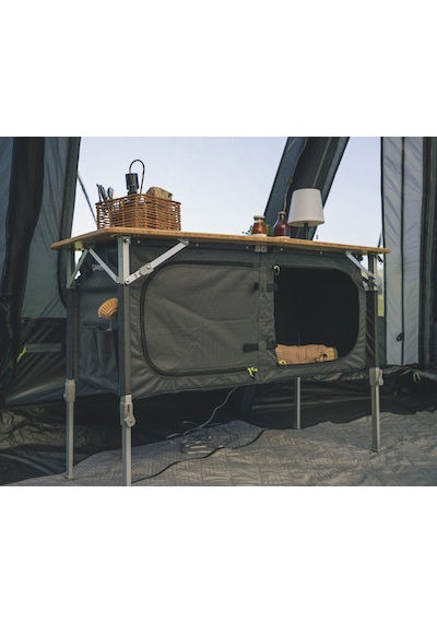 Outwell Padres Double Kitchen Table Portatif Kamp Mutfağı Çok Renkli