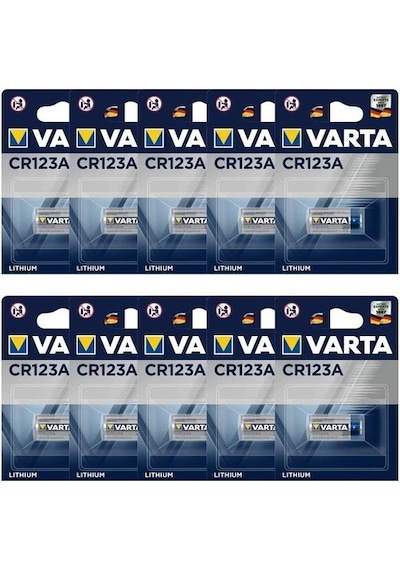 Varta Cr123a Profesyonel Lityum Pil 10'lu