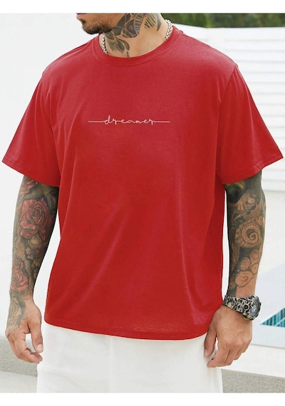 Altamira Unisex Dreamer Baskılı Oversize T-shirt 001