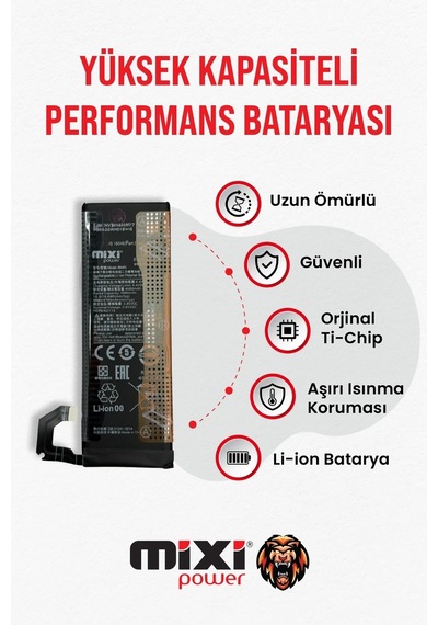Xiaomi Mi 10 Pro 5g / Mi 10 5g / Mi 10 Pro Uyumlu Tam Kapasite Batarya 1 Yıl Garantili