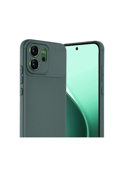 Bşkvirgo Reno 14 Auto Focus Karbon Kapak - Koyu Yeşil Bsk2026