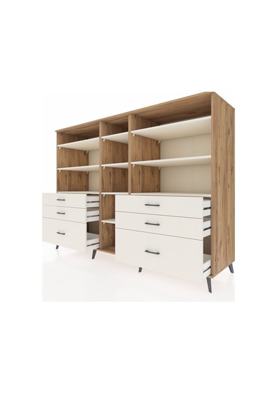 Kronos Dolap 10 Raflı 6 Çekmeceli 220x59x163 Çam-aytaşı Aytası - Atlas Çam Kronos Dolap 10 Raflı 6 Çekmeceli 220x59x163 Çam-aytaşı Aytası - Atlas Çam